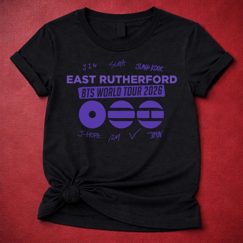 BTS World Tour 2026 east rutherford Custom Tshirt
