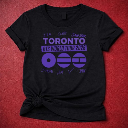 BTS World Tour 2026 toronto Custom Tshirt