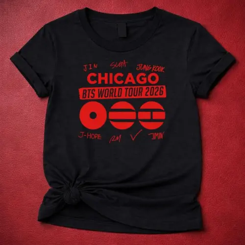 BTS World Tour 2026 chicago Custom Tshirt