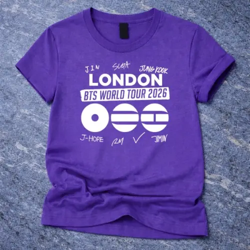 BTS World Tour 2026 london Custom Tshirt
