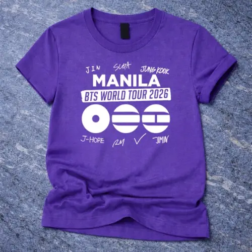 BTS World Tour 2026 manila Custom Tshirt