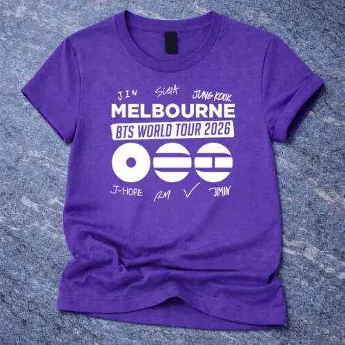 BTS World Tour 2026 melbourne Custom Tshirt