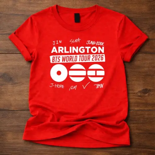 BTS World Tour 2026 arlington Custom Tshirt