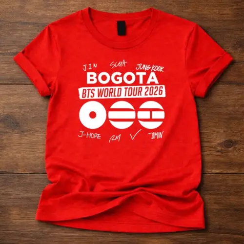 BTS World Tour 2026 bogota Custom Tshirt