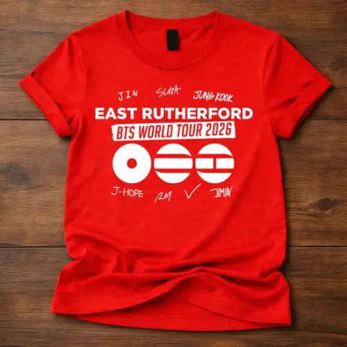 BTS World Tour 2026 east rutherford Custom Tshirt