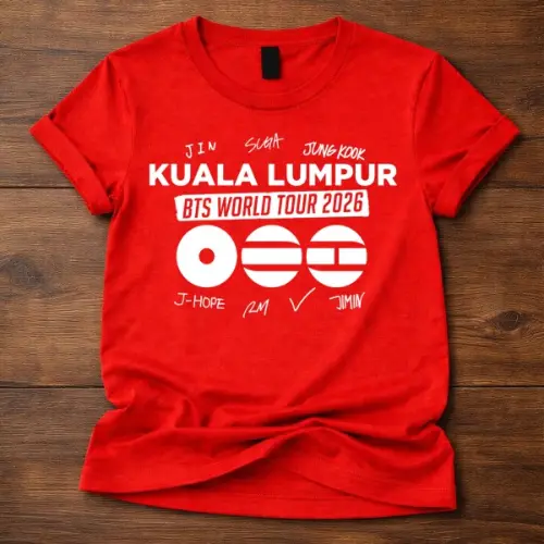 BTS World Tour 2026 kuala lumpur Custom Tshirt