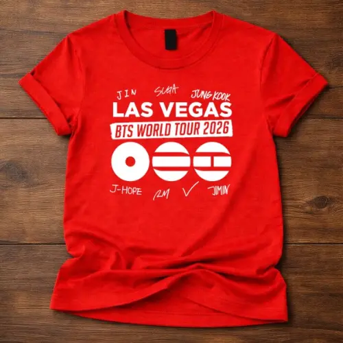 BTS World Tour 2026 las vegas Custom Tshirt
