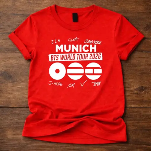 BTS World Tour 2026 munich Custom Tshirt