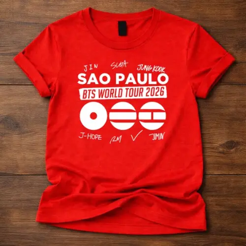BTS World Tour 2026 sao paulo Custom Tshirt