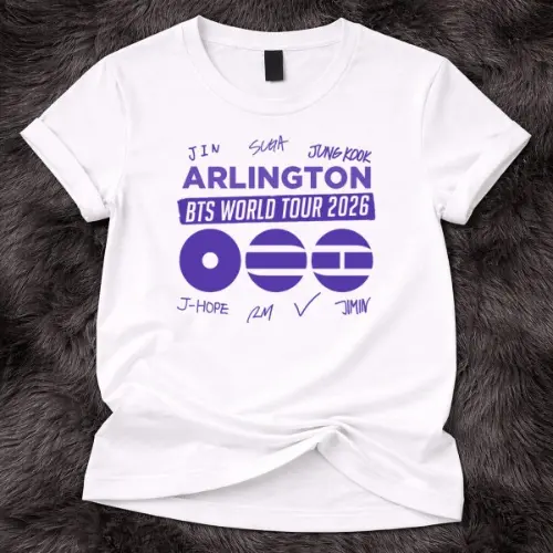 BTS World Tour 2026 arlington Custom Tshirt