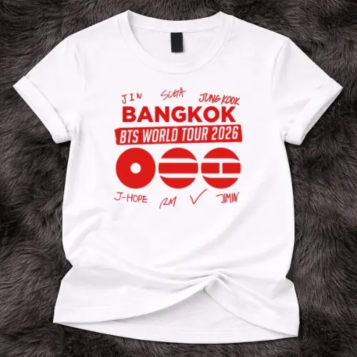 BTS World Tour 2026 bangkok Custom Tshirt