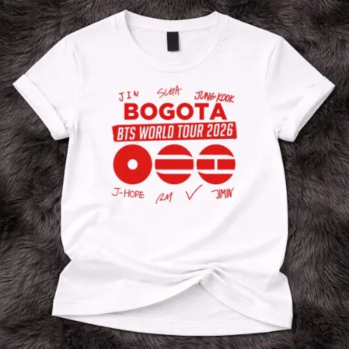 BTS World Tour 2026 bogota Custom Tshirt