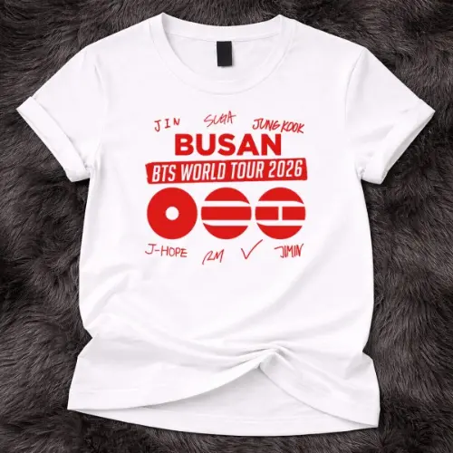 BTS World Tour 2026 busan Custom Tshirt