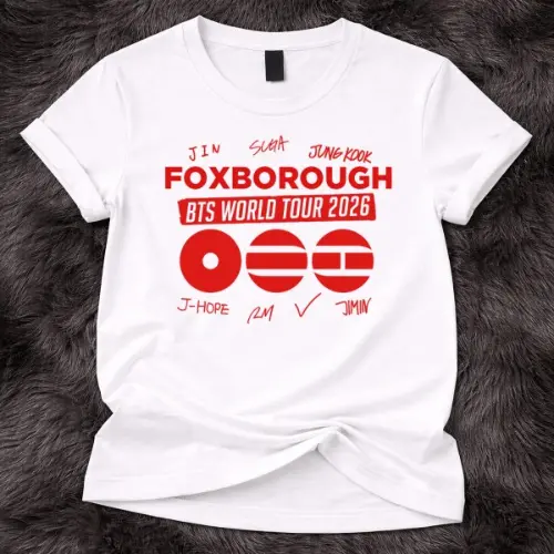 BTS World Tour 2026 foxborough Custom Tshirt